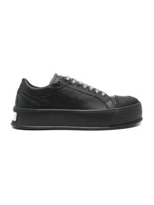 Czarne Casualowe Sneakersy dla Mężczyzn Moschino