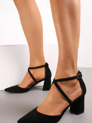 Czarne Czółenka Salesis vices