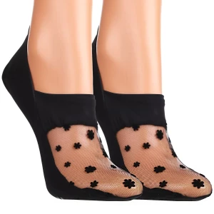 Czarne Eleganckie Damskie Baleriny Moraj