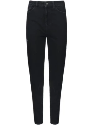 Czarne Emporio Armani Skinny Jeans dla Kobiet Emporio Armani