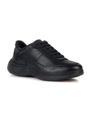 Czarne Fluctis Sportowe Sneakersy Geox