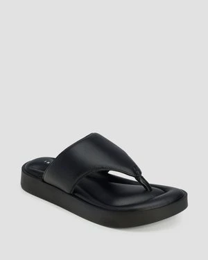 Czarne japonki damskie Inuikii Padded Toe