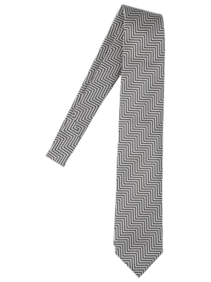 Czarne Jedwabne Krawaty Tom Ford