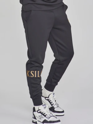 SikSilk Męskie Czarne Dynamiczne Dresy