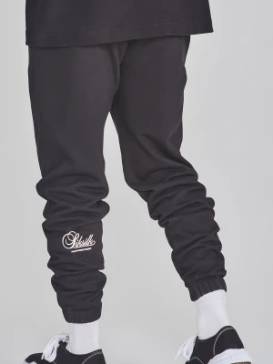 Czarne joggery męskie relaxed fit SikSilk