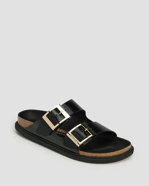 Czarne Klapki Damskie Birkenstock Arizona Db Lena Hs Narrow