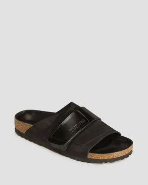 Czarne Klapki Damskie Birkenstock Kyoto Nubuck Leather Narrow