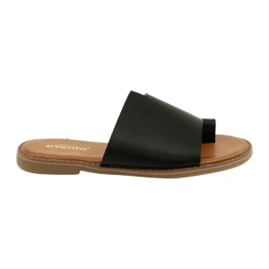 Czarne klapki damskie japonki Evento 22SD35-4586 Black