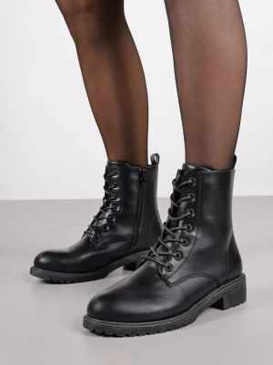 Czarne Klasyczne Botki Workery Morienne Ballada