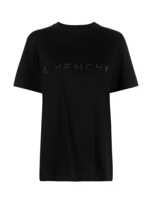 Czarne koszulki i polo dla kobiet Aw23 Givenchy