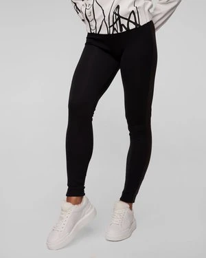 Czarne leginsy damskie Sportalm