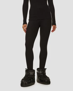 Czarne Leginsy Damskie Varley Aiden Knit Legging