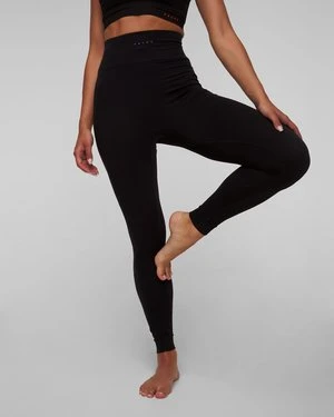 Czarne leginsy do jogi damskie Falke Yoga