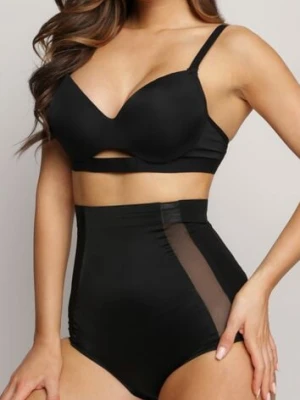 Czarne Majtki Modelujące z Wysoką Talią Elissia han