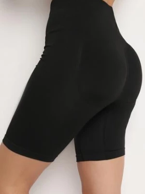 Czarne Majtki Modelujące z Wysokim Stanem i Efektem Push-Up Fotavia