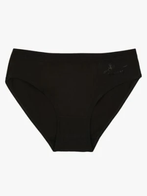 Czarne Majtki z Bawełny Typu Figi Afitia love magnolia