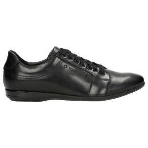 Czarne uniwersalne sneakersy męskie 7004-51 Wojas