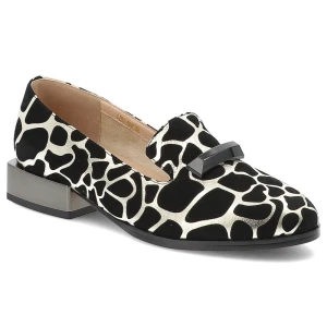 Czarne Mokasyny S.Barski Modne Obuwie Damskie