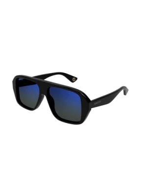 Czarne Niebieskie Okulary Gg1615S Model Gucci