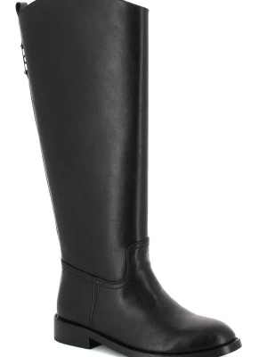 Czarne oficerki skórzane CARINII B10440-E50-000-000-000