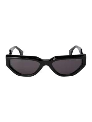 Czarne okulary przeciwsłoneczne Cat-Eye Marcelo Burlon