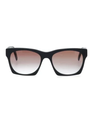 Czarne okulary przeciwsłoneczne Stylowa ochrona UV Face.hide