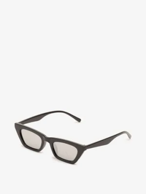 Czarne Okulary Przeciwsłoneczne w Typie Cat Eye z Filtrem UV Gleavelle
