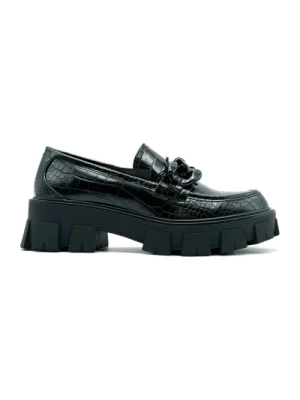 Czarne płaskie buty, kolekcja Replay AW 2023/2024 Replay