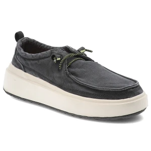 Czarne Półbuty Jeep Modne Obuwie Damskie