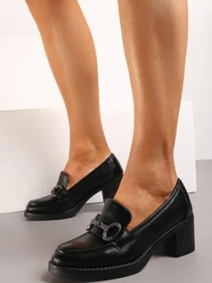 Czarne Półbuty Strome