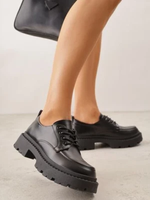 Zdjęcie produktu Czarne Półbuty VICES w Stylu Tech Gothic Ravithiel