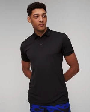 Czarne polo męskie J.Lindeberg KV Print J Lindeberg