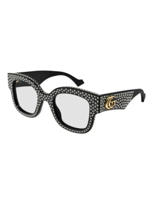 Czarne/Przezroczyste Okulary przeciwsłoneczne Gg1423S Gucci