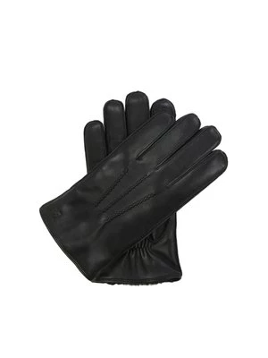Czarne rękawiczki męskie Kazar