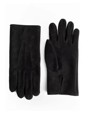 Czarne Rękawiczki z Zamszu Hender Scheme