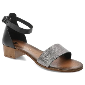 Zdjęcie produktu Czarne Sandały Armodo Eleganckie Obuwie Damskie