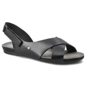 Zdjęcie produktu Czarne Sandały Lemar Eleganckie Buty Na Lato