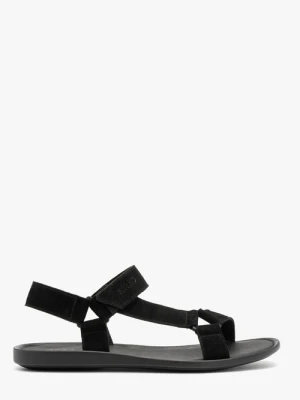 Czarne sandały męskie na rzep Ryłko