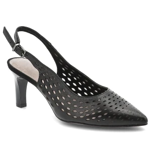 Czarne Sandały Tamaris Eleganckie Obuwie Damskie Na Szpilce