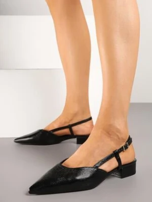 Czarne Sandały Vices z Odkrytą Piętą Niladoreta