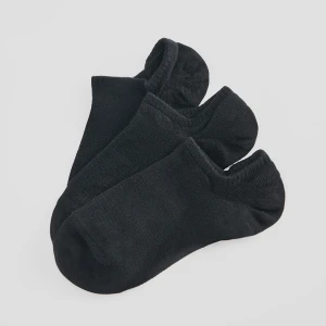 Czarne skarpetki stopki 3-pak House