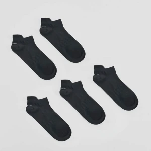 Czarne skarpetki stopki 5-pak House