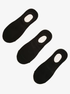 Czarne Skarpety Stopki z Wiskozy 3 Pack Wriefra
