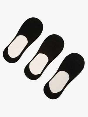 Czarne Skarpety z Bawełny Stopki Folenira vico