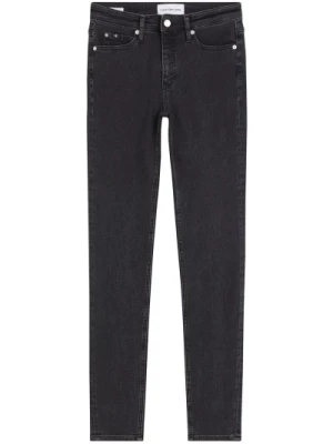 Czarne Skinny Jeans dla Kobiet Calvin Klein