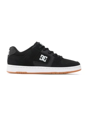 Czarne skórzane trampki - Manteca 4 DC Shoes