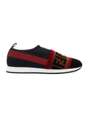 Czarne Slip-On Sneakers Ss21 Fendi