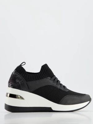 CZARNE SNEAKERSY 50C1201 BLACK Venezia