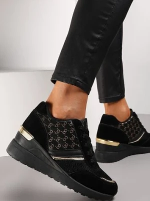 Czarne Sneakersy Anatachus