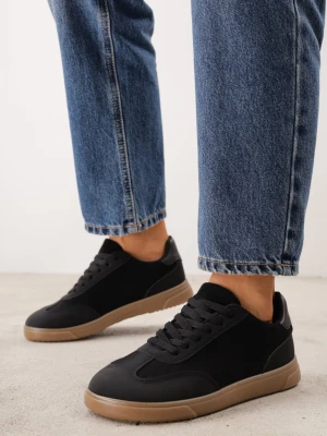 Czarne Sneakersy Barefoot w Stylu Tenisówek Hurla Ideal